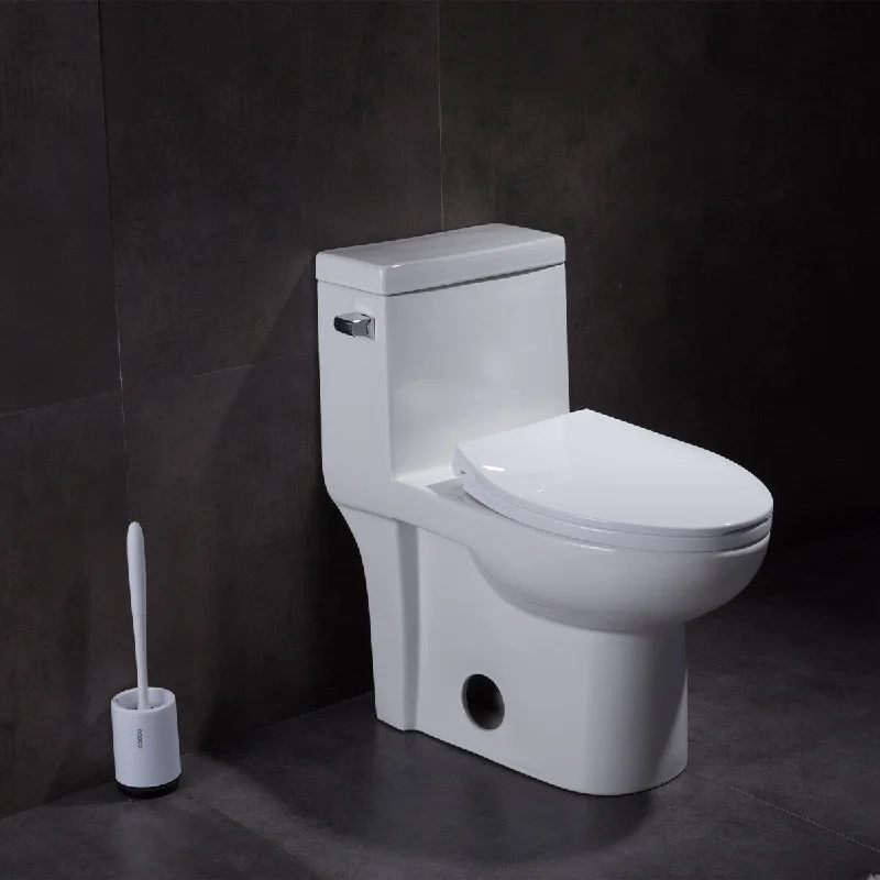 1.28 GPM One-Piece ADA Elongated Toilet, Soft Close Seat Included, 28"x14.5"x29"