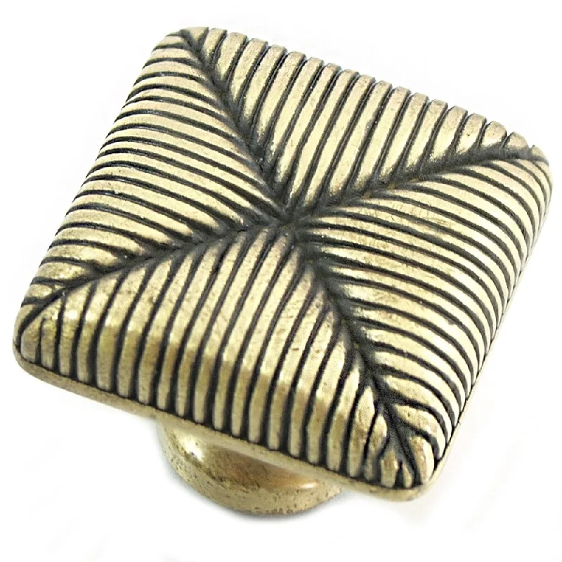 1 3/8" Seat Cushion Knob - Satin Antique Brass***