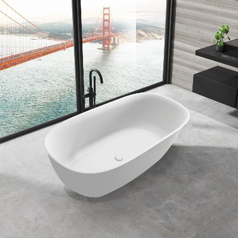 1700mm solid surface bathtub for bathroom