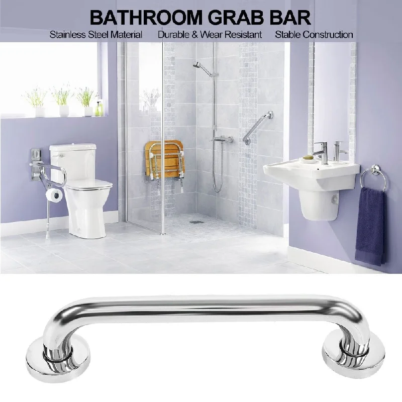 30cm Thicken Stainless Steel Bathroom Bathtub Grab Safety Hand Rail