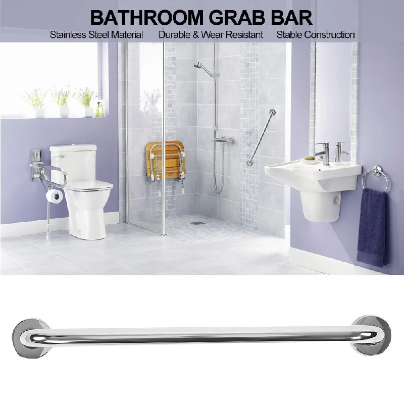 50cm Thicken Stainless Steel Bathroom Bathtub Grab Safety Hand Rail - 8'3" x 11'