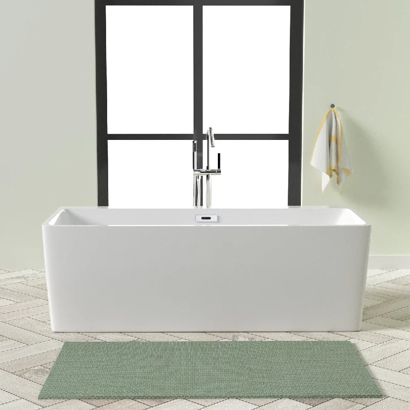 55"x 29"x 22" Acrylic Freestanding Soaking Bathtub