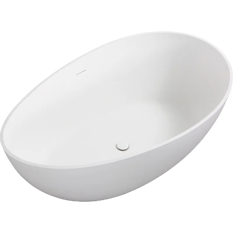 63'' Solid Surface Freestanding Bathtub