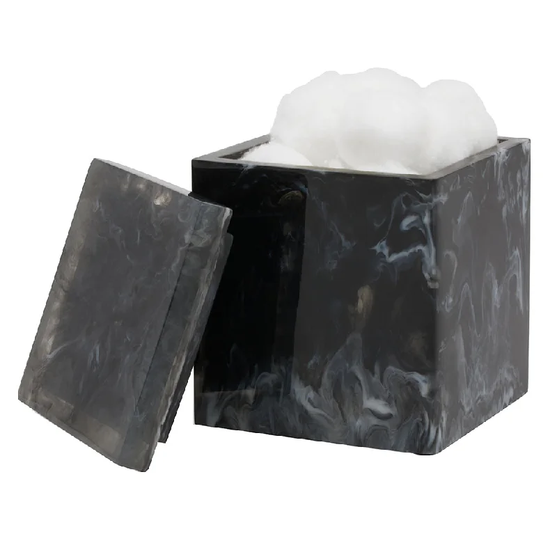 Abiko Translucent Cast Resin Canister (Obsidian)