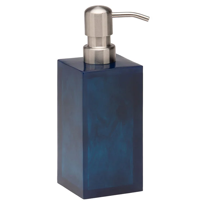 Abiko Translucent Cast Resin Soap Pump (Cobalt)