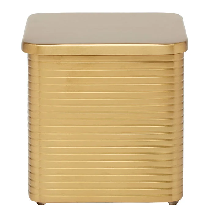 Adelaide Brass Large Canister (Matte Gold)