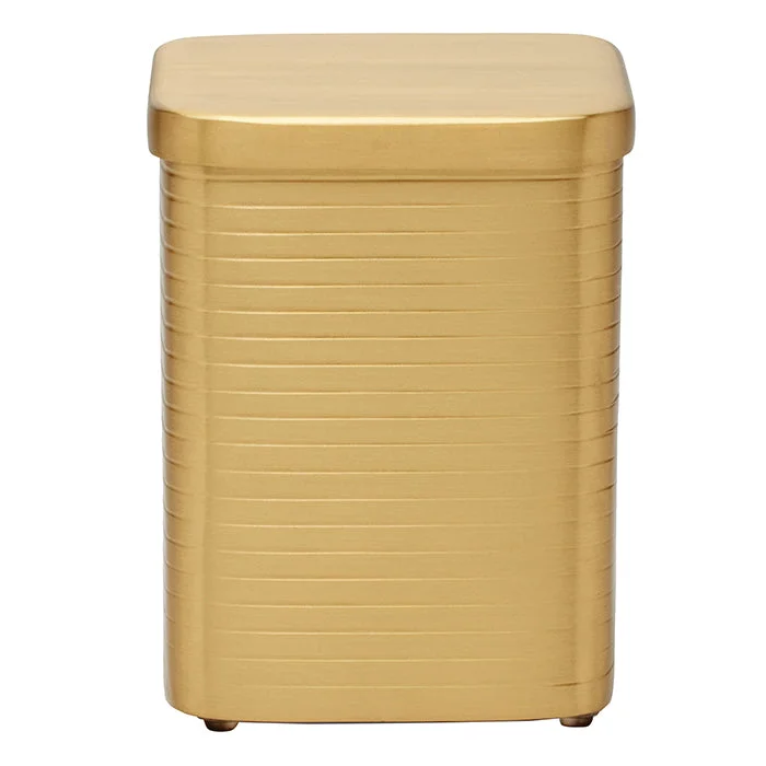 Adelaide Brass Small Canister (Matte Gold)