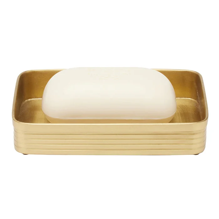 Adelaide Brass Soap Dish (Matte Gold)