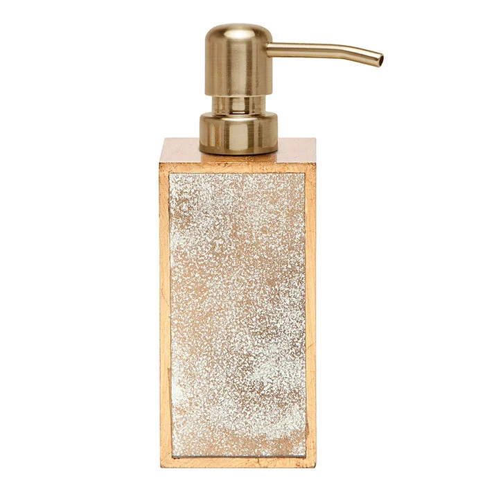 Atwater Antiqued Mirror Soap Pump (Antique Gold)