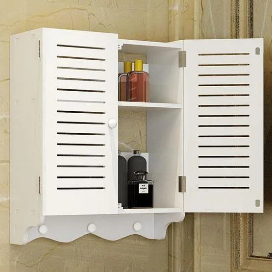 Bathroom WK Wall Mounted PVC Storage Cabinet Furniture For Bathroom By Miza