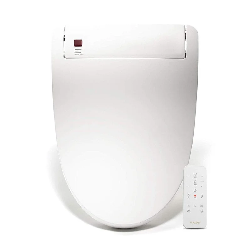 Bidet Toilet Seat - Temp Controlled Wash & Warm Air Dry, Elongated