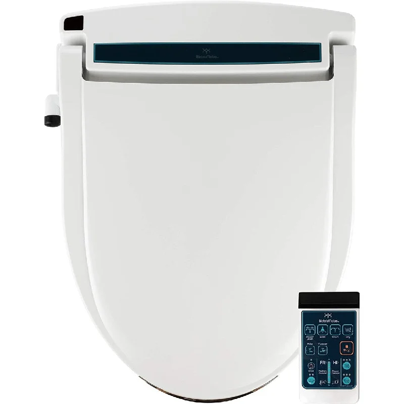 BidetMate 2000 Electric Bidet Smart Toilet Seat - Heated Water, Seat, Dryer - Remote, Deodorizer, Self-Cleaning - Elongated