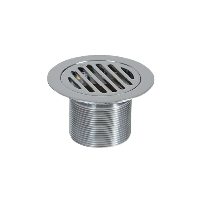 Brasshard Male Round Grate 80 x 50mm CP