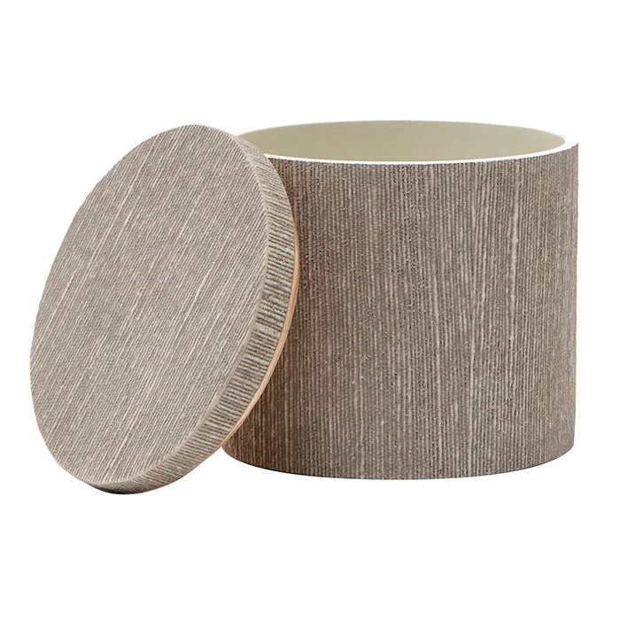 Bruges Faux Silk Canister (Sand)