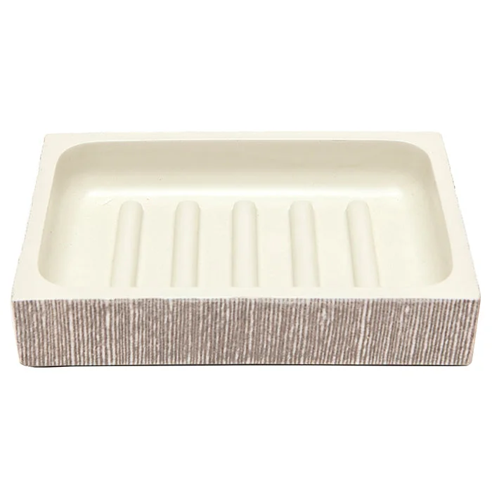 Bruges Faux Silk Soap Dish (Sand)