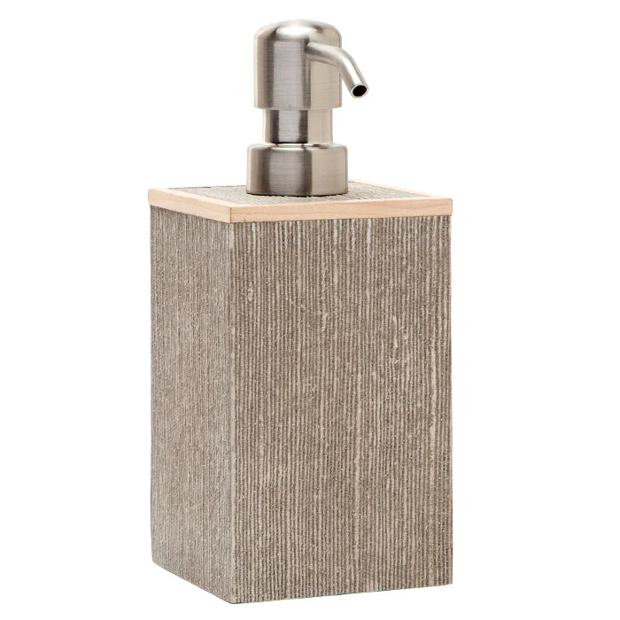 Bruges Faux Silk Soap Pump (Sand)