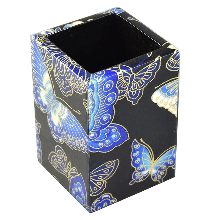 Butterflies Lacquer Brush Holder