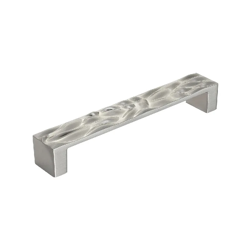 Calathea 6-5/16 in (160 mm) Center-to-Center Satin Nickel Cabinet Pull - 6.313