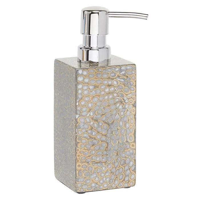 Callas Lacquered Eggshell Soap Pump (Silver)