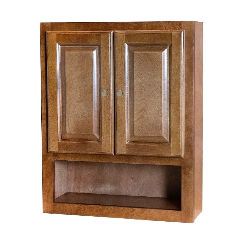 Cognac Bathroom Wall Cabinet