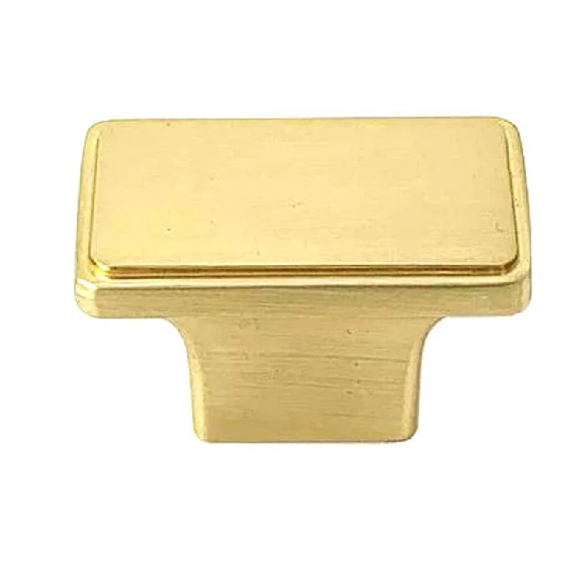 Contemporary Knob Brushed Champagne Gold Finish Cabinet Handle (Case of 10) - Champagne Gold - Champagne Gold