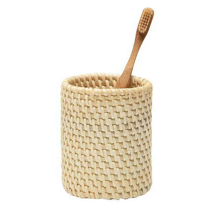 Dalton Natural Rattan Brush Holder