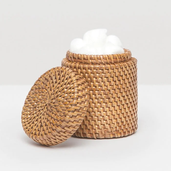 Dalton Brown Rattan Canister