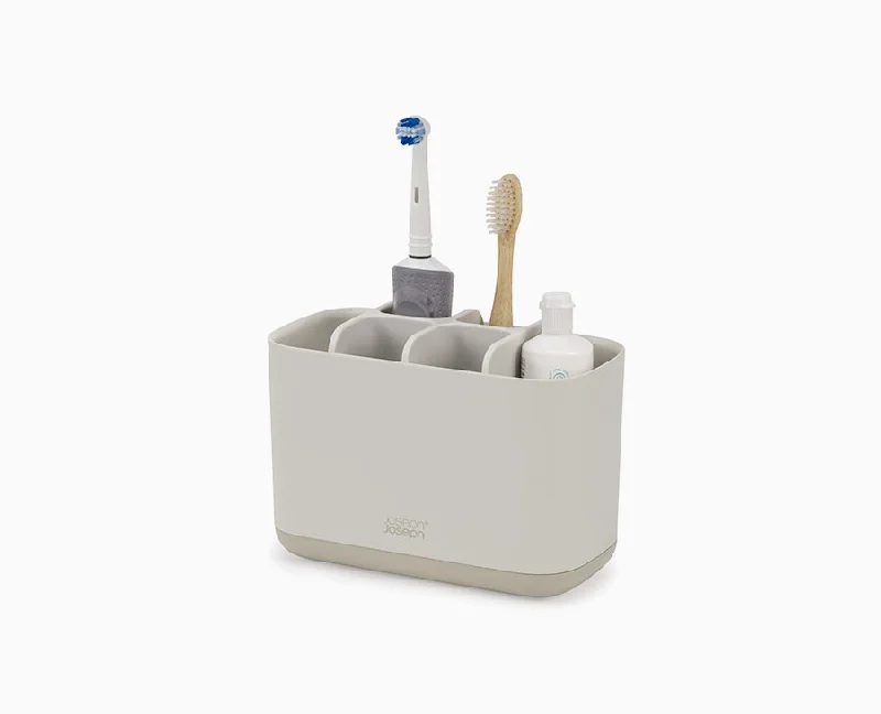 EasyStore™ Large Matt Ecru Toothbrush Holder