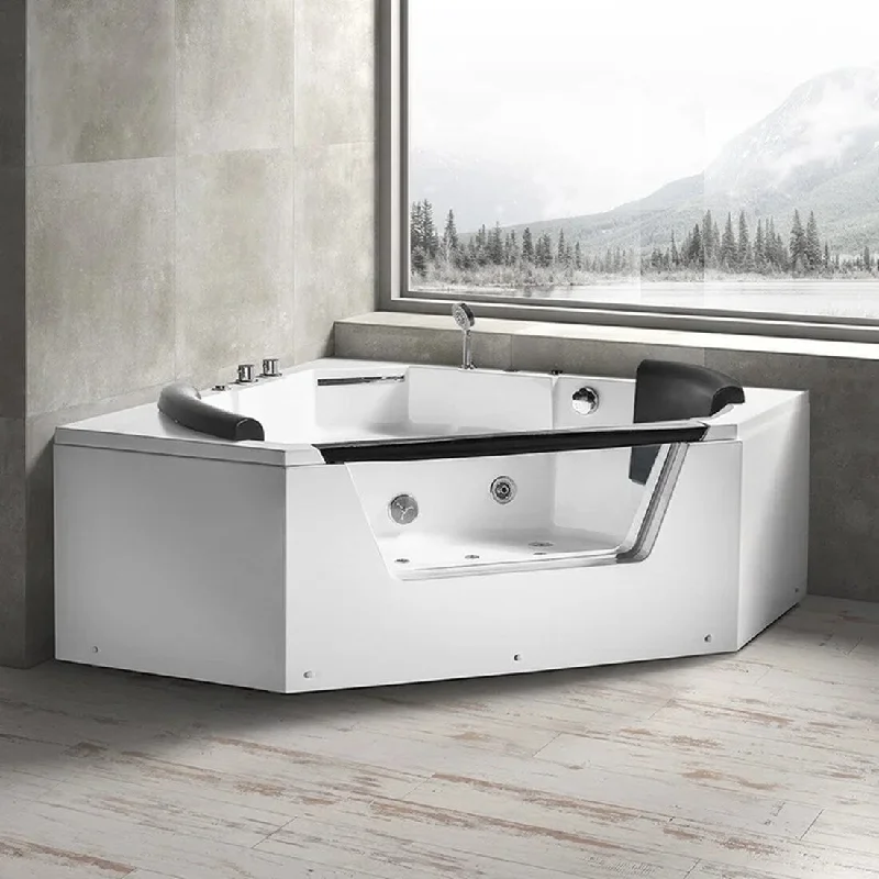 ELLO&ALLO Modern Whirlpool Bathtub