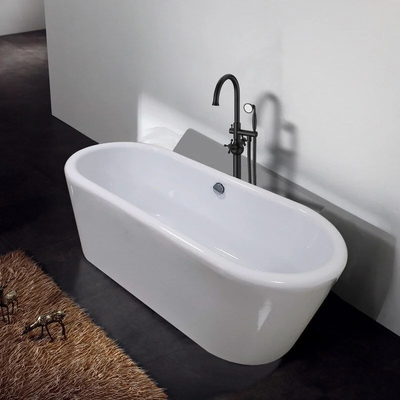 EPOWP Freestanding Bathtub Solid Surface Freestanding Bathtub