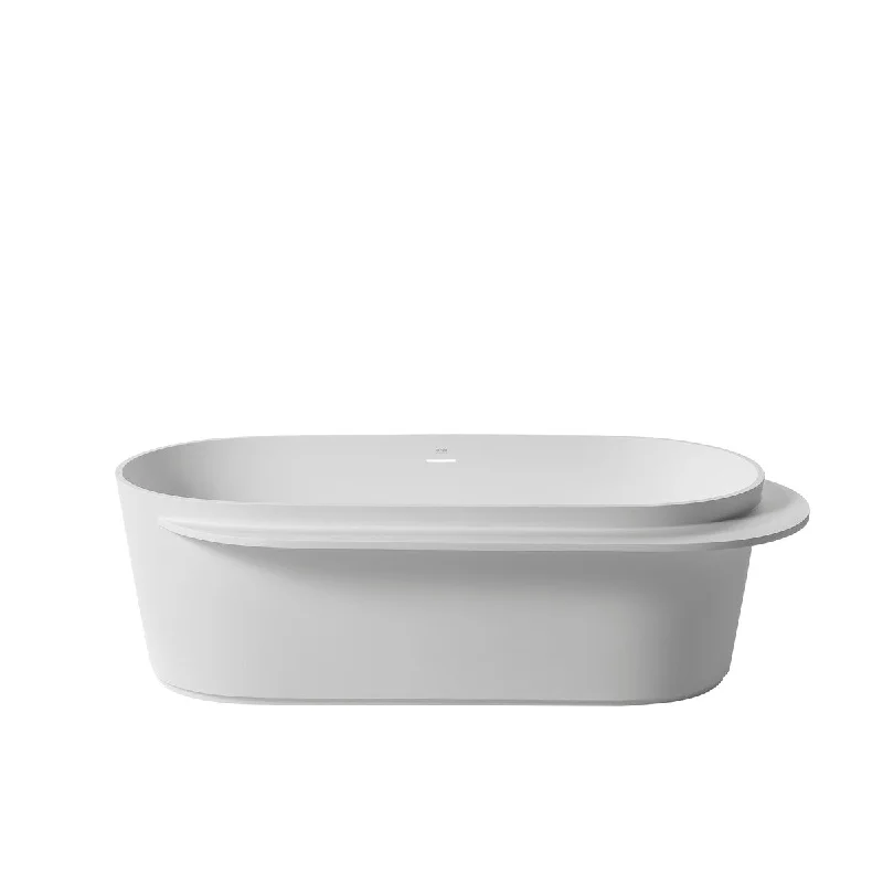 EPOWP Solid Surface Freestanding Bathtub