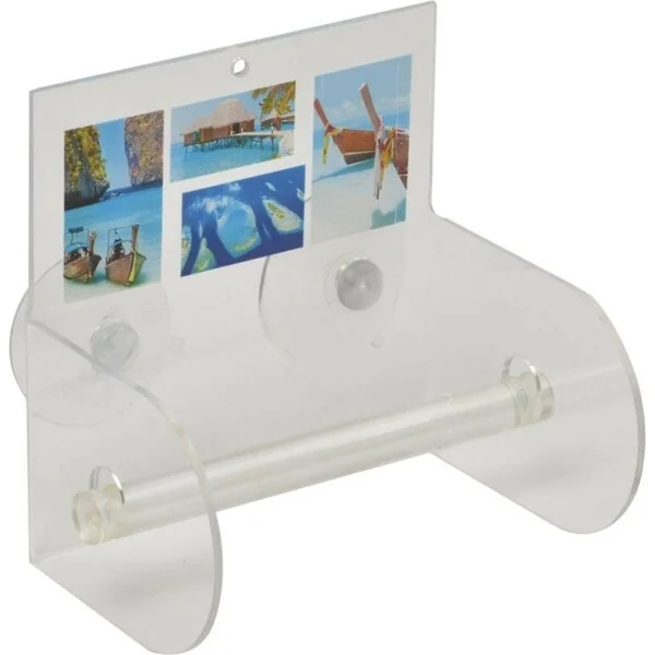 Evideco Paradise Toilet Tissue Paper One Roll Holder Suction Mounted