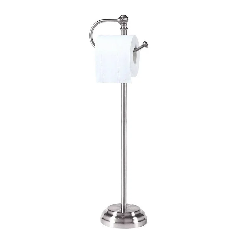 Free Standing Toilet Tissue Paper Roll Holder Stand