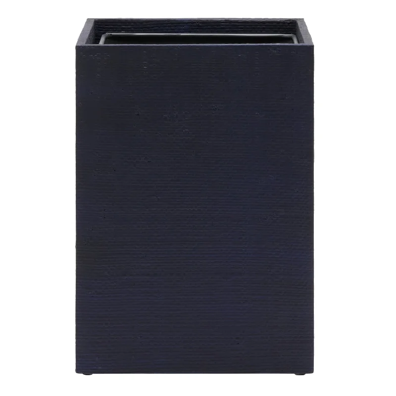 Ghent Bagor Grass Square Waste Basket (Navy)