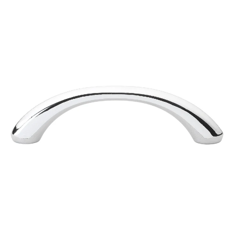 GlideRite 2.75-inch CC Polished Chrome Cabinet Hardware Arch Pull (Pack of 10 or 25)