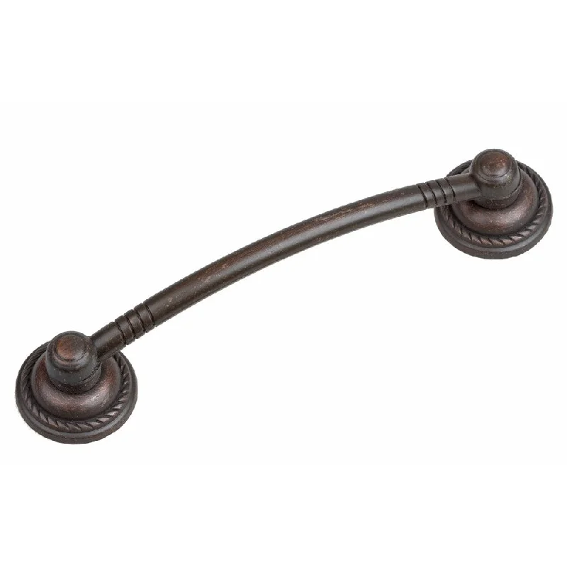 GlideRite 3.75-inch CC Oil Rubbed Bronze Rope Bow Cabinet Pulls (Pack of 10)