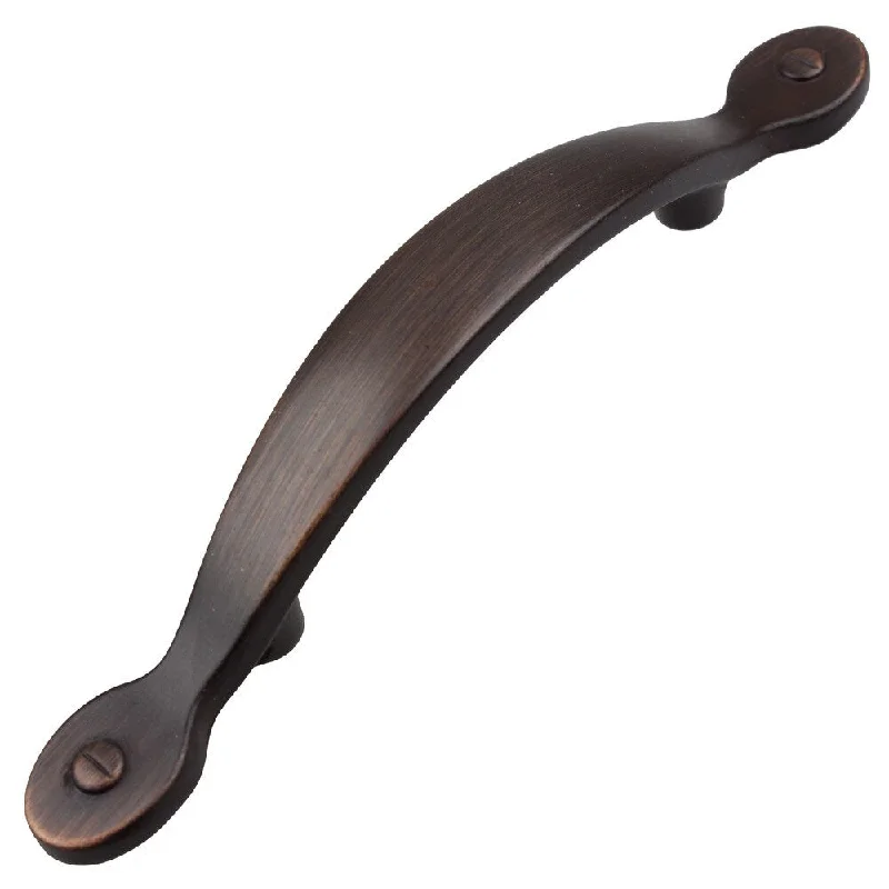 GlideRite 3-inch Oil Rubbed Bronze Deco Cabinet Pulls (Pack of 10 or 25)