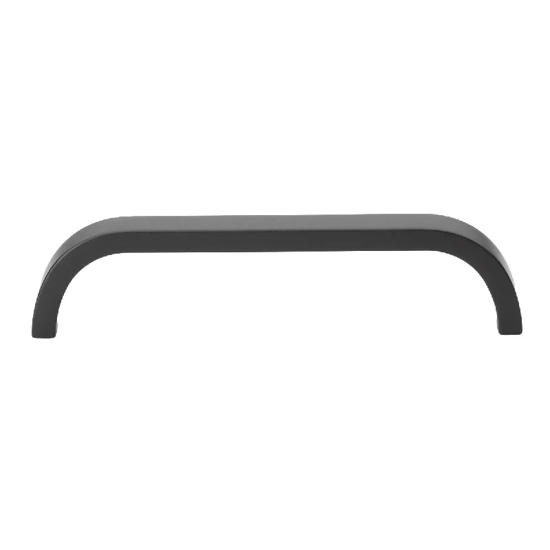 GlideRite 5 inch Center Solid Curved Bar Pull Cabinet Hardware Handle, 4843-128-MB