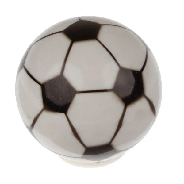 GlideRite Soccer Design Cabinet or Dresser Sport Knobs (Pack of 10)