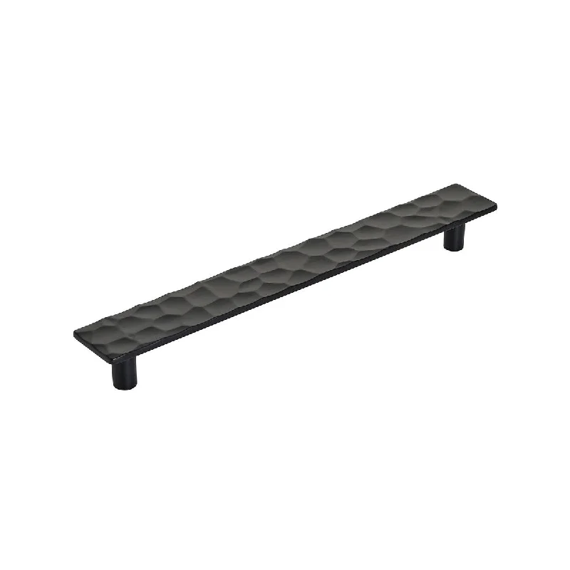 Kamari 7-9/16 in (192 mm) Center-to-Center Matte Black Cabinet Pull - 7.563