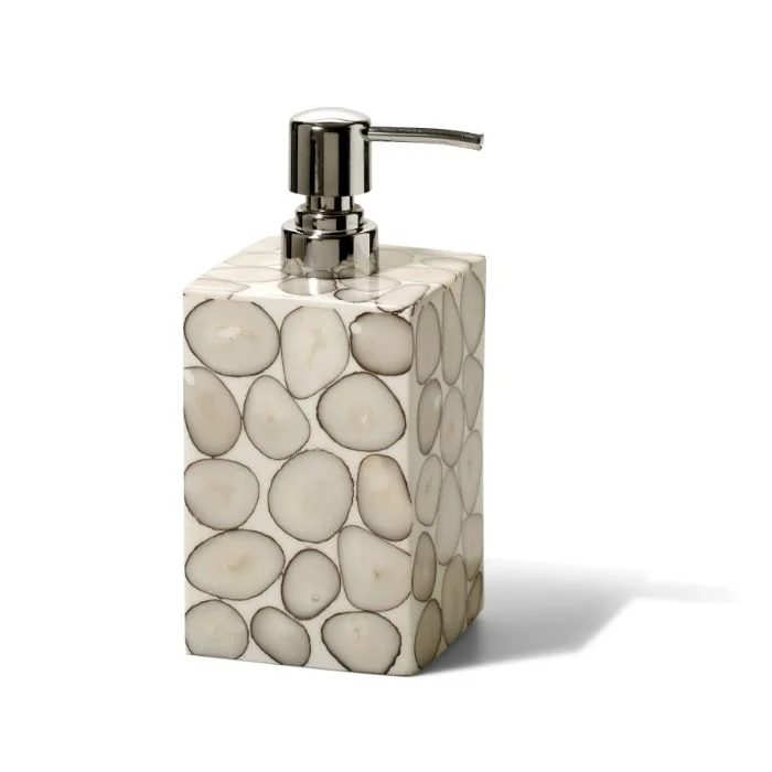 Ladorada Tagua Wood & Palm Ivory Soap Dispenser