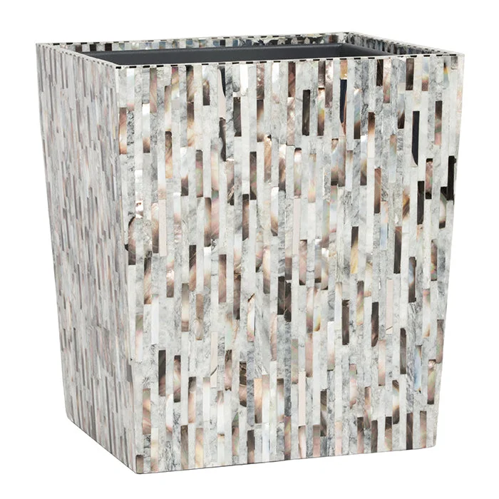 Luzia Romblon Stone/Shell Mix Rectangle Waste Basket