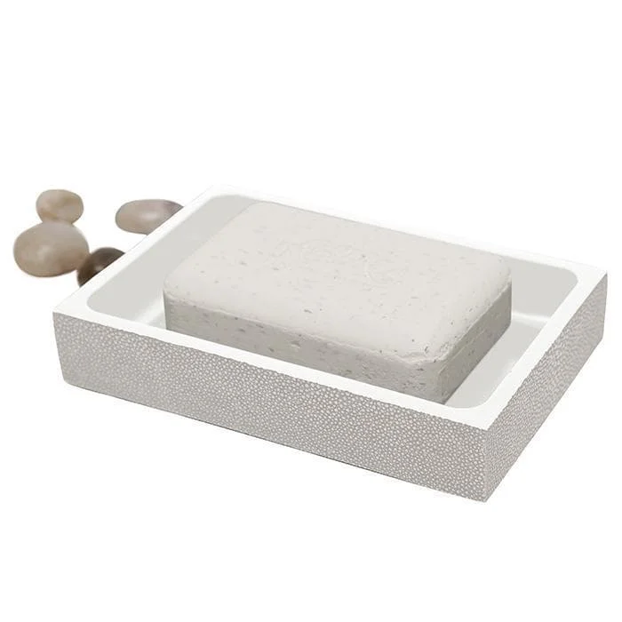 Manchester Faux Shagreen Soap Dish (Sand)