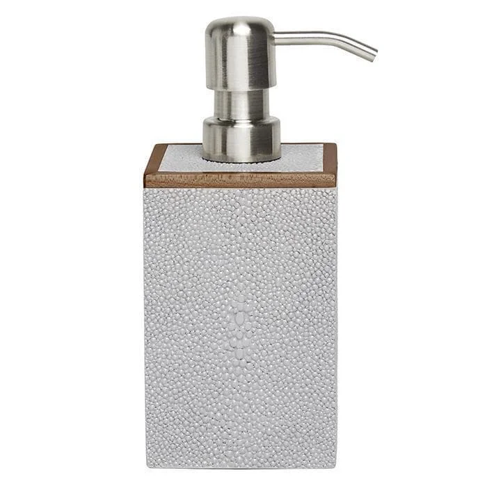 Manchester Faux Shagreen Soap Pump (Ash Gray)