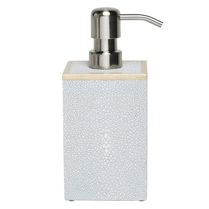 Manchester Faux Shagreen Soap Pump (Cloud Gray)