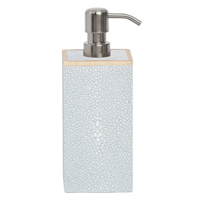 Manchester Faux Shagreen Soap Pump - XL (Cloud Gray)