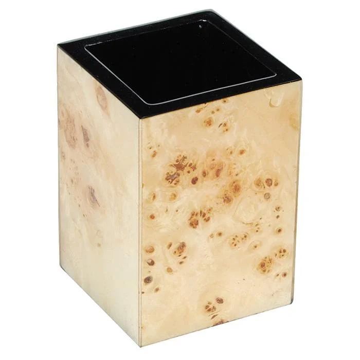 Mappa Burl Inaly Lacquer Brush Holder