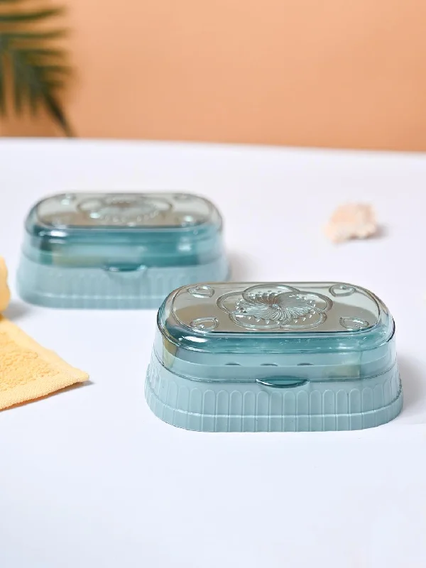 Market99 Plastic Teal Soap Dish Holders