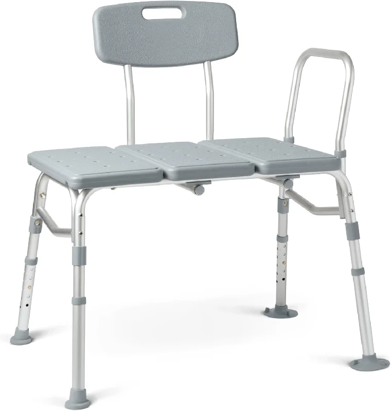 Medline Transfer Bench for Bathtubs and Showers, Adjustable Shower Bench and Seat - $40