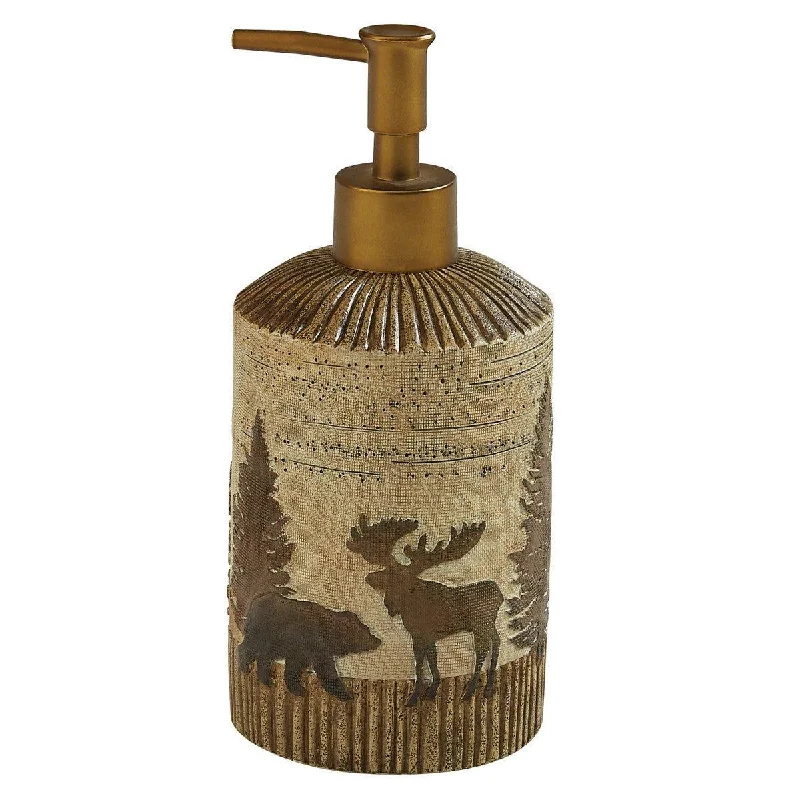 Moose in the Mountains Soap Dispenser